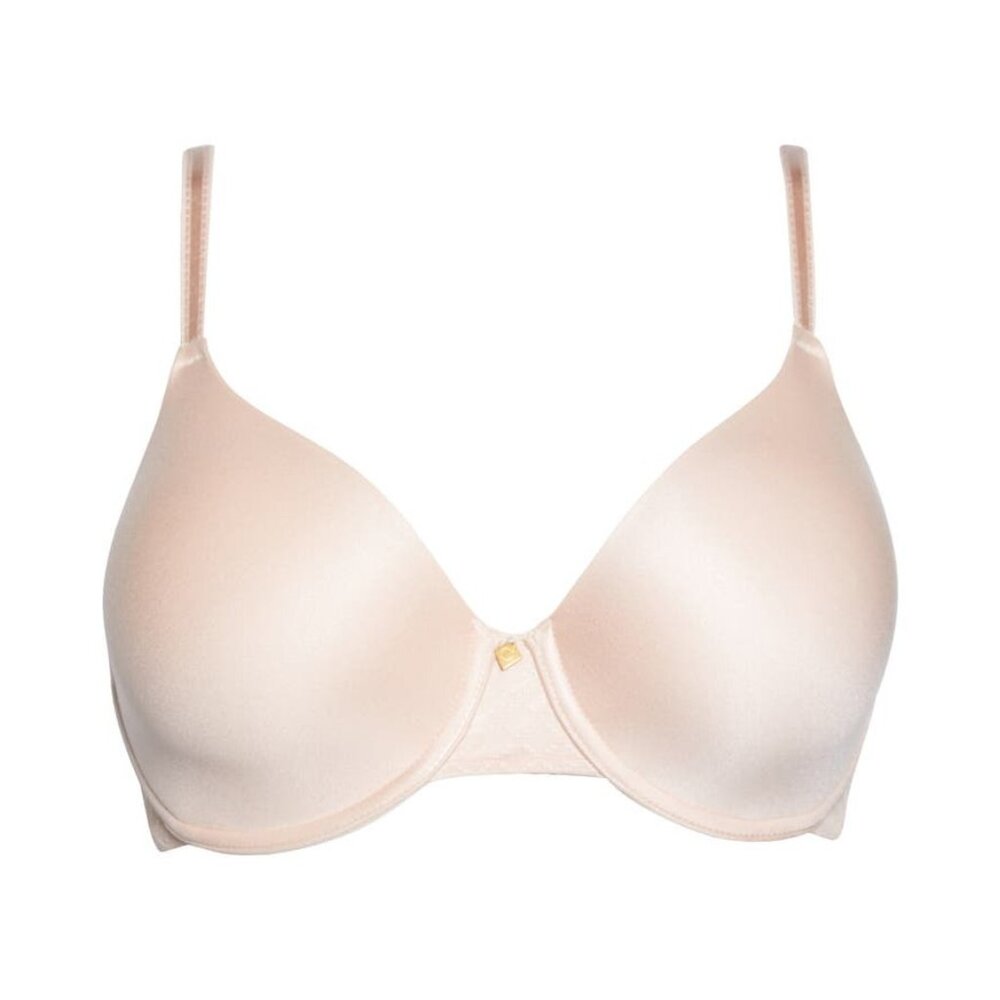 🆕CHANTELLE Norah Chic T-Shirt Underwire Bra 38C Beige #16M6 - Picture 4 of 8